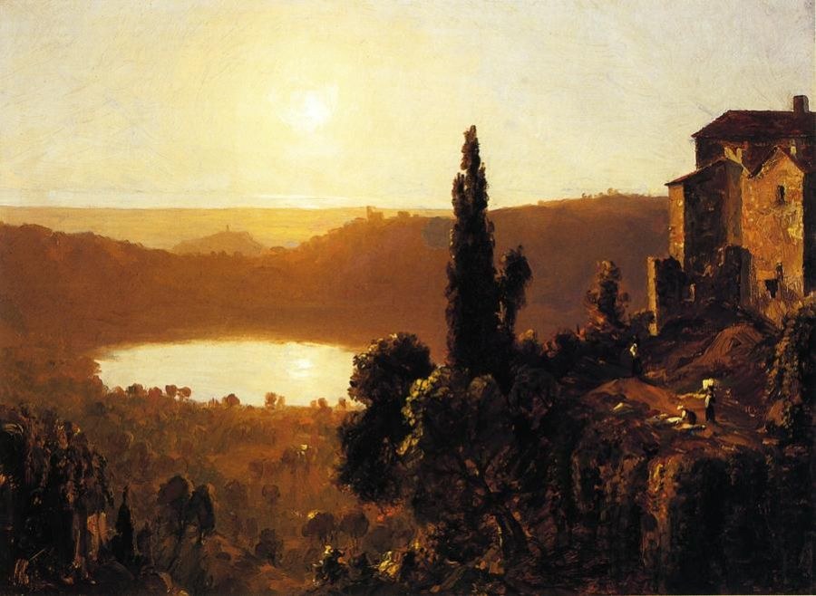 Sanford Robinson Gifford Lake Nemi 2